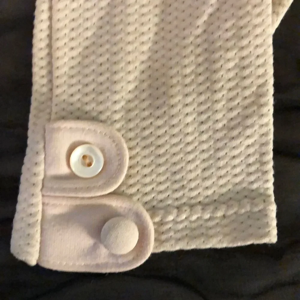 Vintage Off White Knit Ladies/Girls Gloves Small